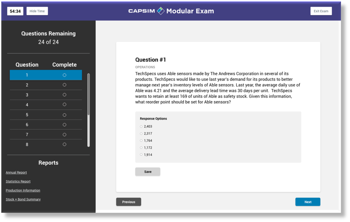 Capsim-Modular-Exam_Webapp