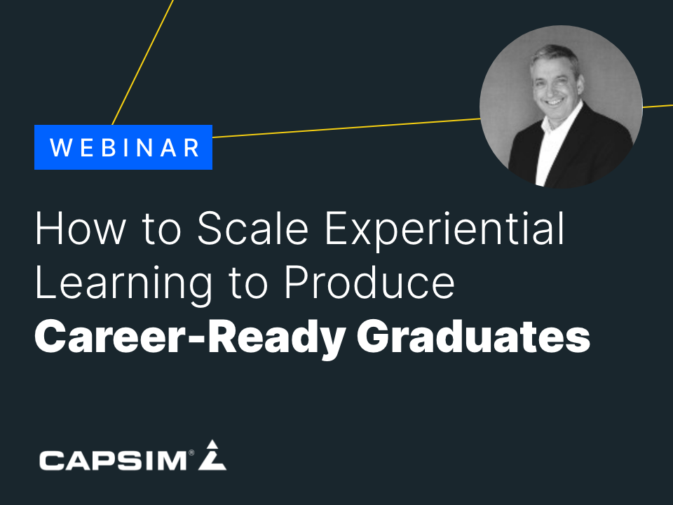 Capsim Webinars - Free Webinars on Simulation-based Learning | Capsim
