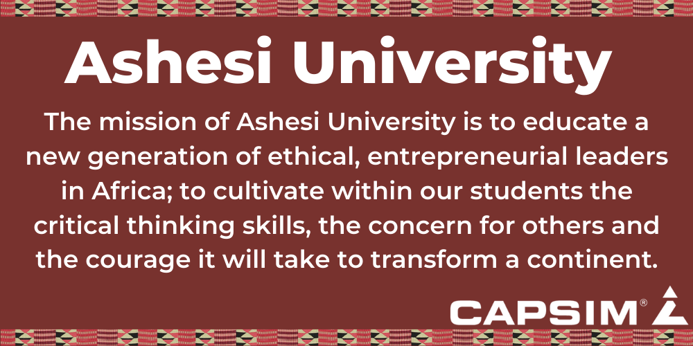 Ashesi University's Mission