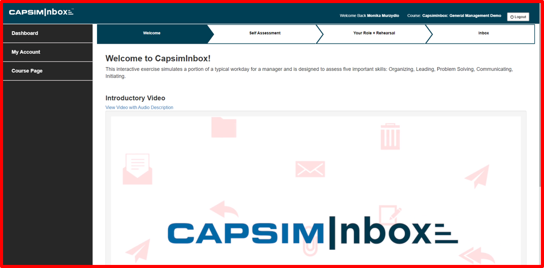 What is CapsimInbox Before