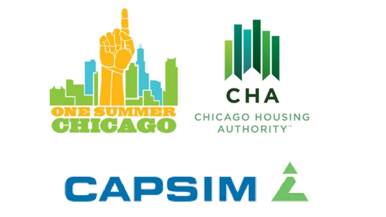 Logos: Chicago Housing Authority, Capsim, One Summer Chicago