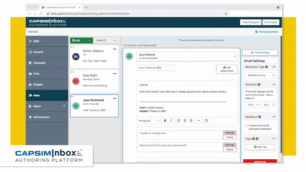 Simulation Mail Hr Using Simulations for Soft Skills Development