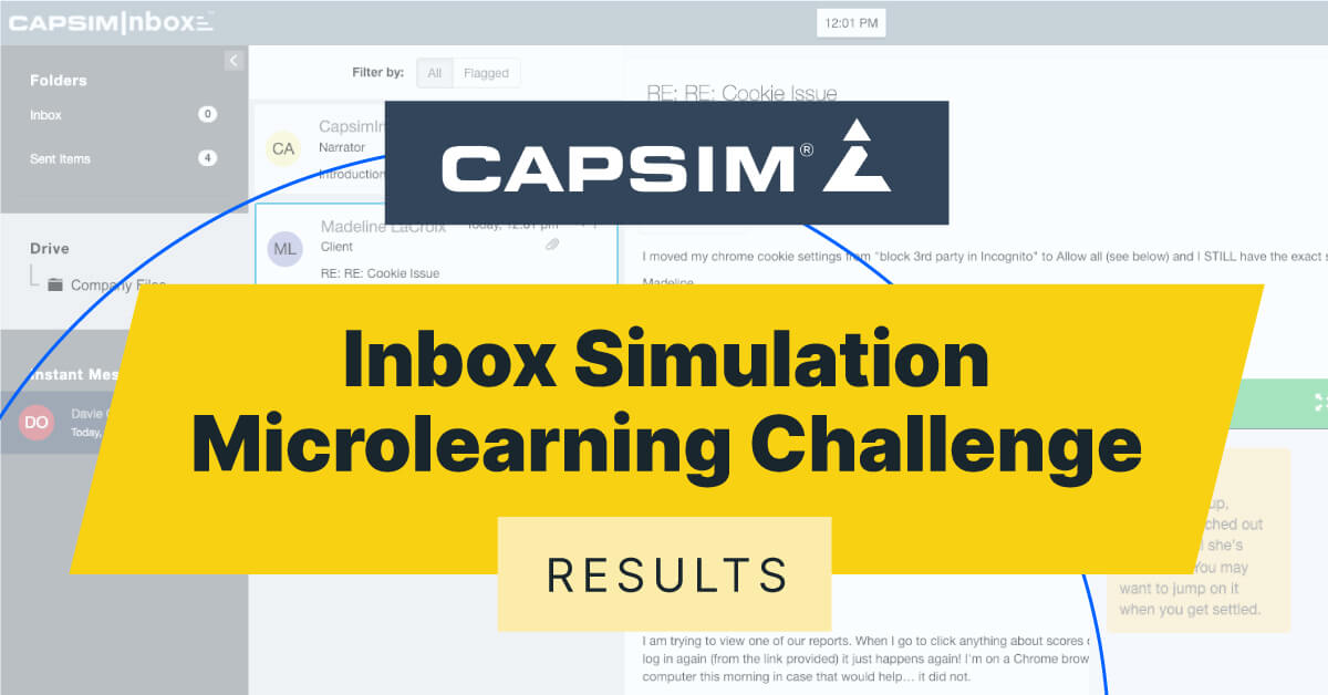 The Inbox Simulation Microlearning Challenge Results are in!