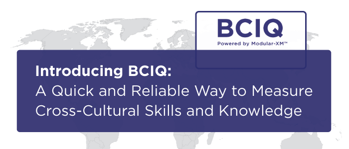 Introducing BCIQ: A Quick and Reliable Way to Measure Cross-Cultural Skills and Knowledge