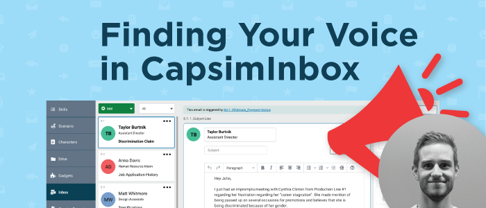 Finding Your Voice in CapsimInbox