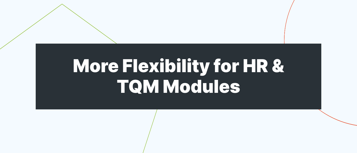 Update to HR and TQM Modules Gives Instructors More Flexibility